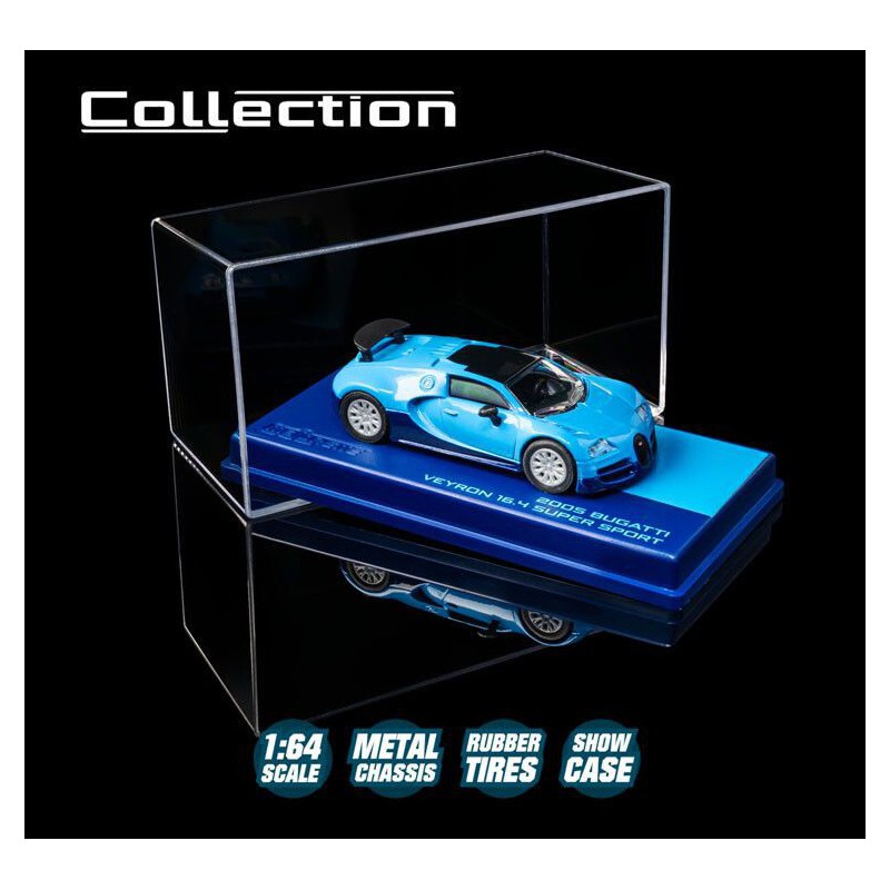 Bugatti Veyron '05, blauw (Majorette Collection)