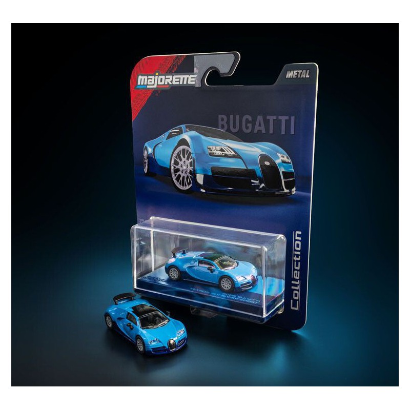 Bugatti Veyron '05, blauw (Majorette Collection)