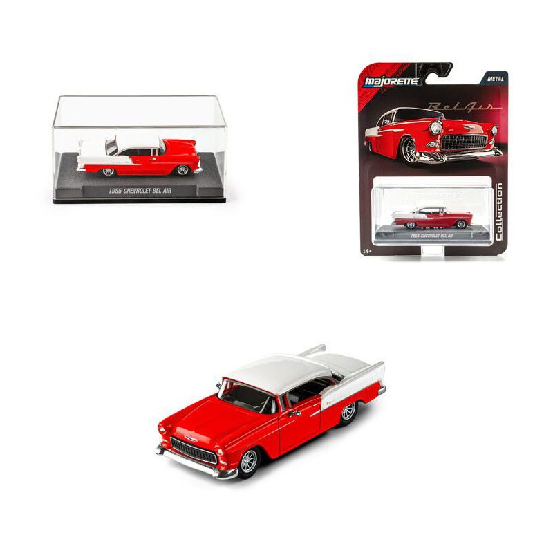 Chevrolet Bel Air '55, rood (Majorette Collection)