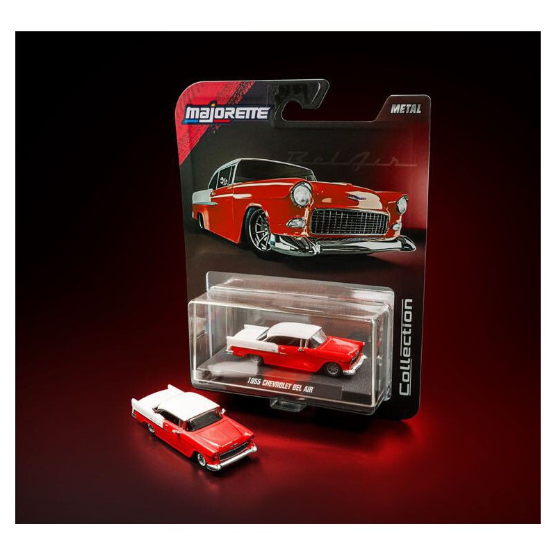Chevrolet Bel Air '55, rood (Majorette Collection)