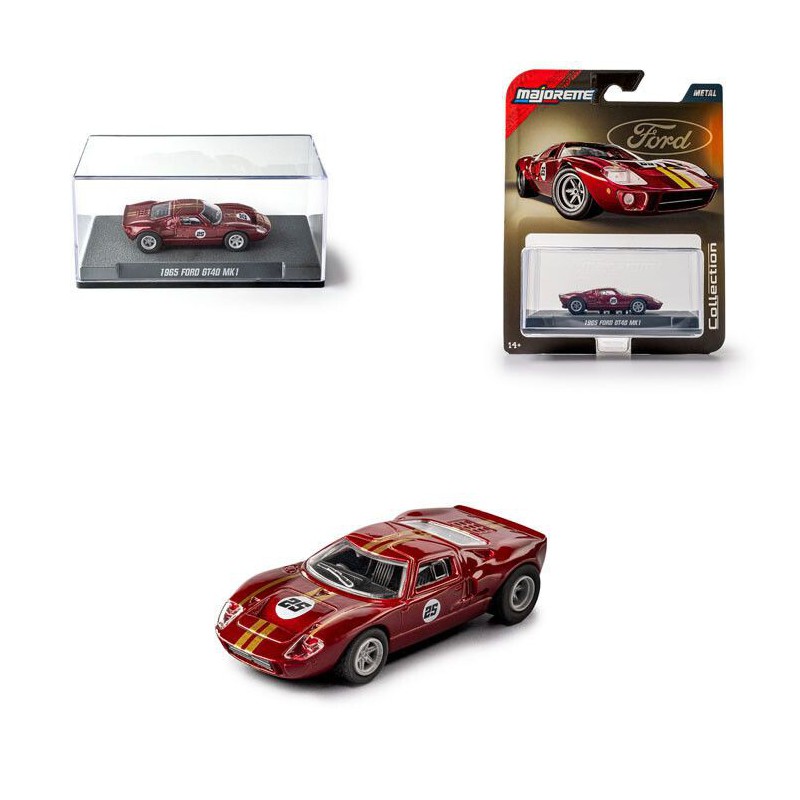 Ford GT40 MK1 '65, rood (Majorette Collection)