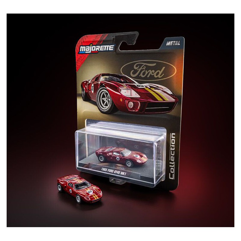 Ford GT40 MK1 '65, rood (Majorette Collection)