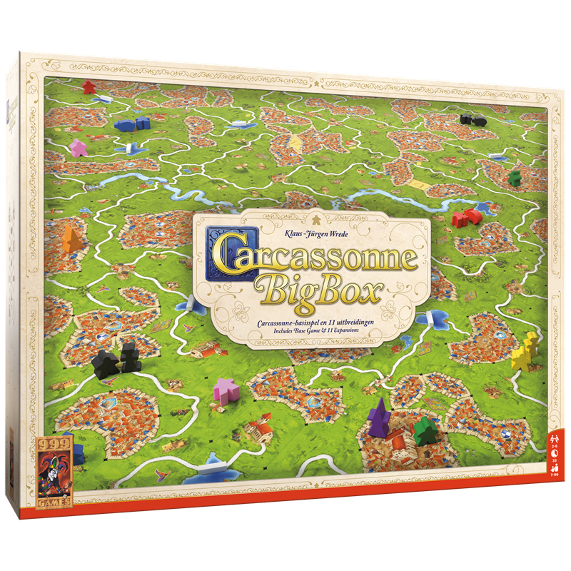 Carcassonne Big Box 4 - Bordspel, 999 Games