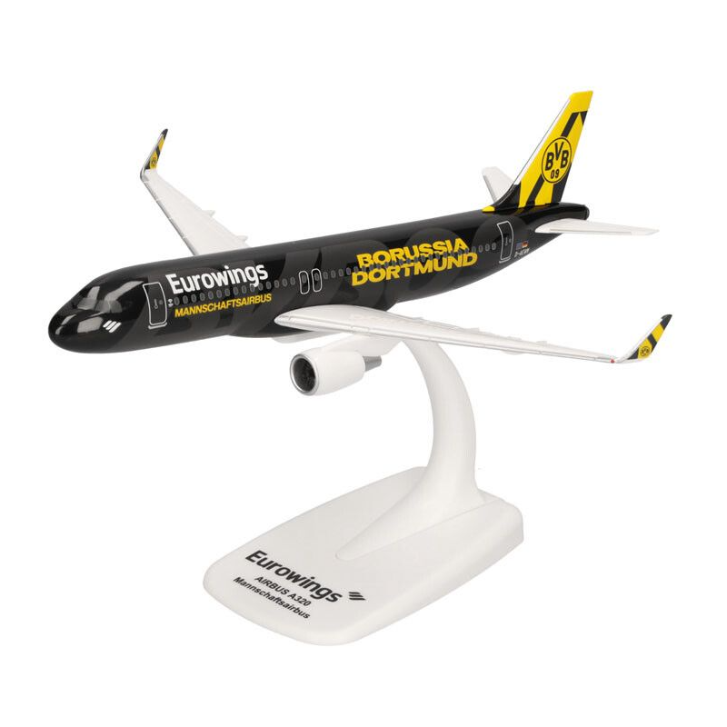 Airbus A320 Eurowings BVB Mannschaftsairbus 2025, 1:200, Herpa