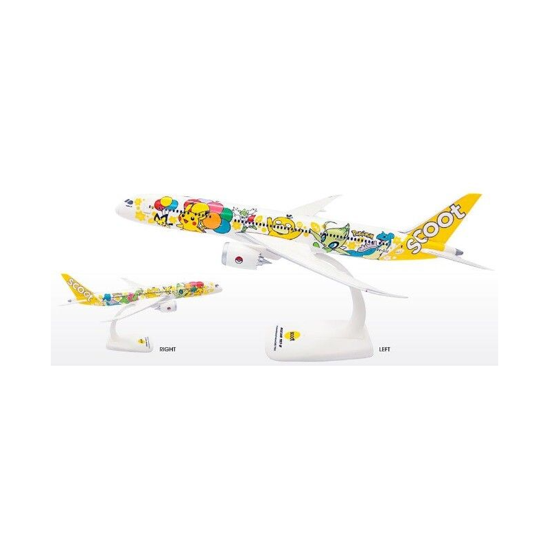 Boeing 787-900 Scoot Pokemon Pikachu, 1:200, Herpa
