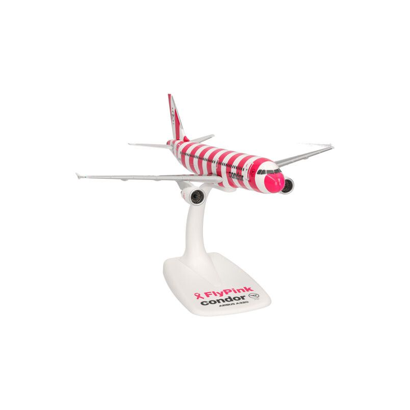 Airbus A320 Condor FlyPink Plane, 1:200, Herpa