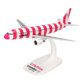 Airbus A320 Condor FlyPink Plane, 1:200, Herpa