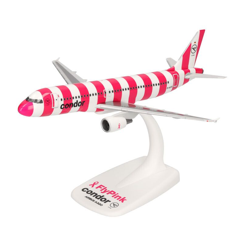 Airbus A320 Condor FlyPink Plane, 1:200, Herpa