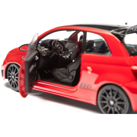 Fiat F595 Abarth Solido Works '23, rood - 1:18 - Solido