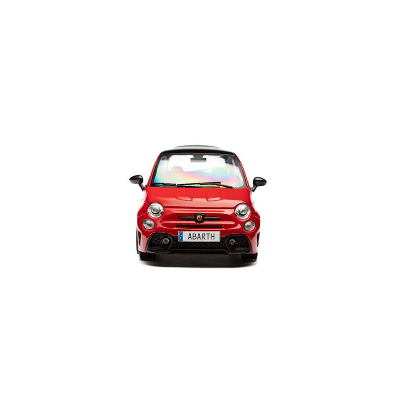 Fiat F595 Abarth Solido Works '23, rood - 1:18 - Solido