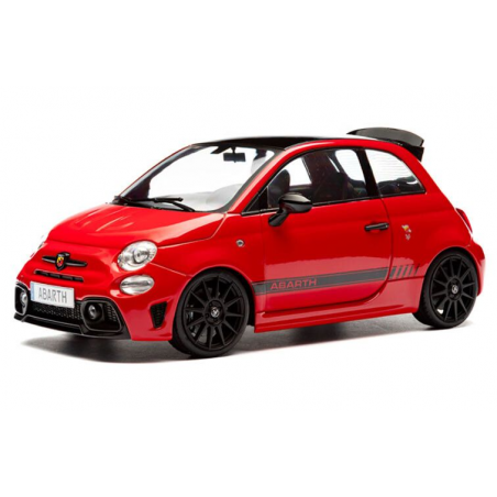 Fiat F595 Abarth Solido Works '23, rood - 1:18 - Solido
