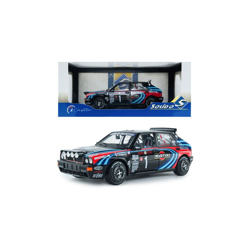 Lancia Delta HF Int. Tri. to Biason A. Sacco Monte Carlo '90 - 1:18 - Solido