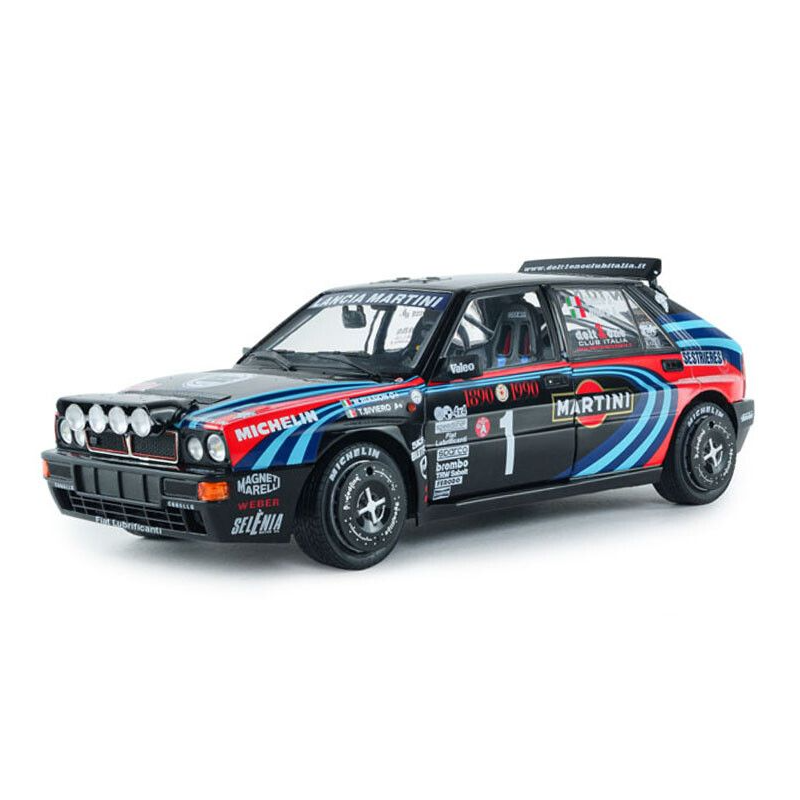 Lancia Delta HF Int. Tri. to Biason A. Sacco Monte Carlo '90 - 1:18 - Solido