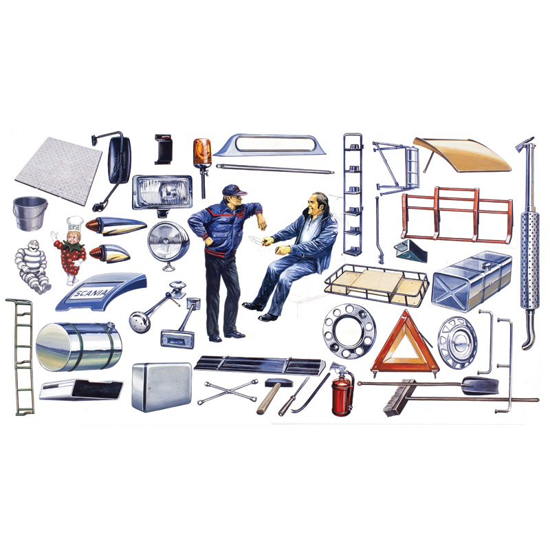 Truck Shop Accessories 1:24, Italeri