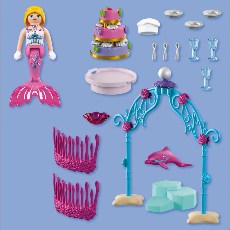 Playmobil Fantasy & Magic - Onderwater bruiloftbuffet, 72108