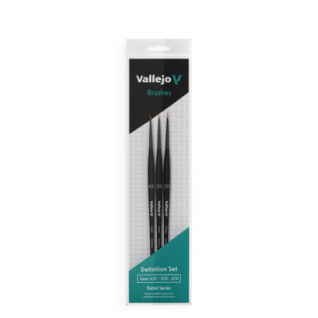 Penselen Definition set Synthetic ,Vallejo