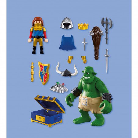 Playmobil Knights - Trol met schat van leeuwenridder, 72116