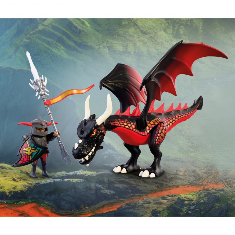 Playmobil Knights - Zwarte draak, 72114