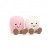 Amuseables Pink and white marshmallows,  Jellycat