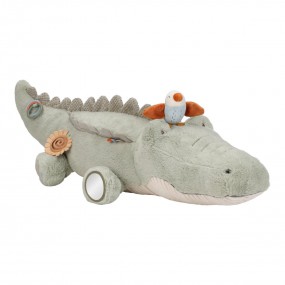 Activiteitenknuffel XL krokodil - Safari Friends - Little Dutch