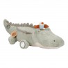 Activiteitenknuffel XL krokodil - Safari Friends - Little Dutch