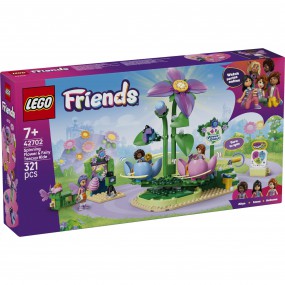 LEGO FRIENDS - 42702 Draaiende theekopjesattractie met bloementhema