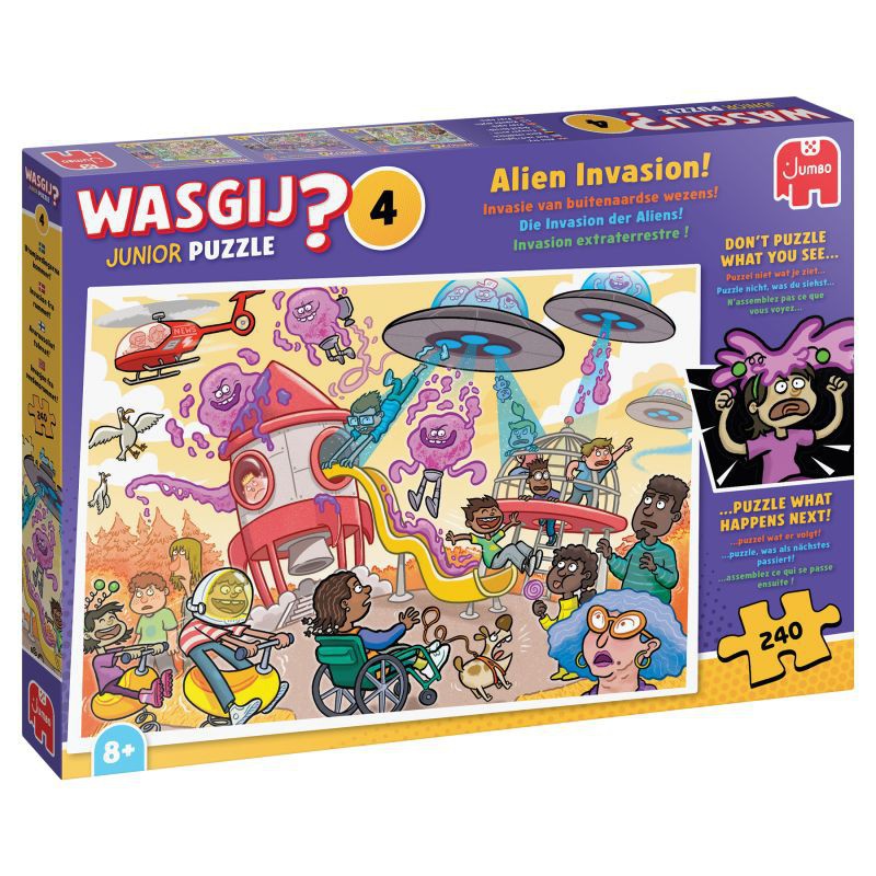 Wasgij Junior, Invasie van Buitenaardse wezens!, 240 stukjes Jumbo