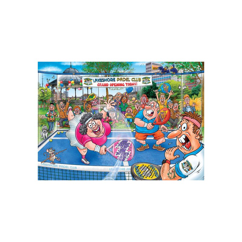 Wasgij Original 49, Padel Panic!, 1000stukjes, Jumbo