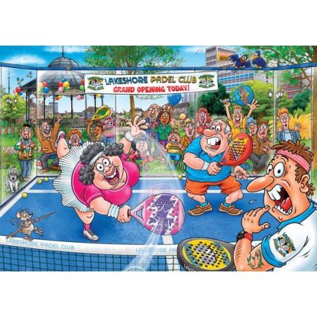 Wasgij Original 49, Padel Panic!, 1000stukjes, Jumbo