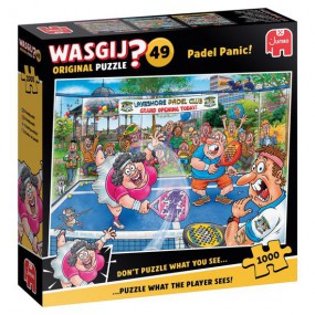 Wasgij Original 49, Padel Panic!, 1000stukjes, Jumbo