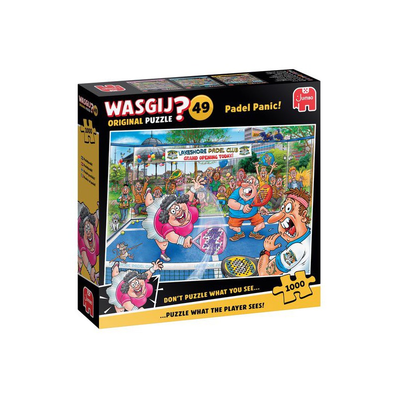 Wasgij Original 49, Padel Panic!, 1000stukjes, Jumbo