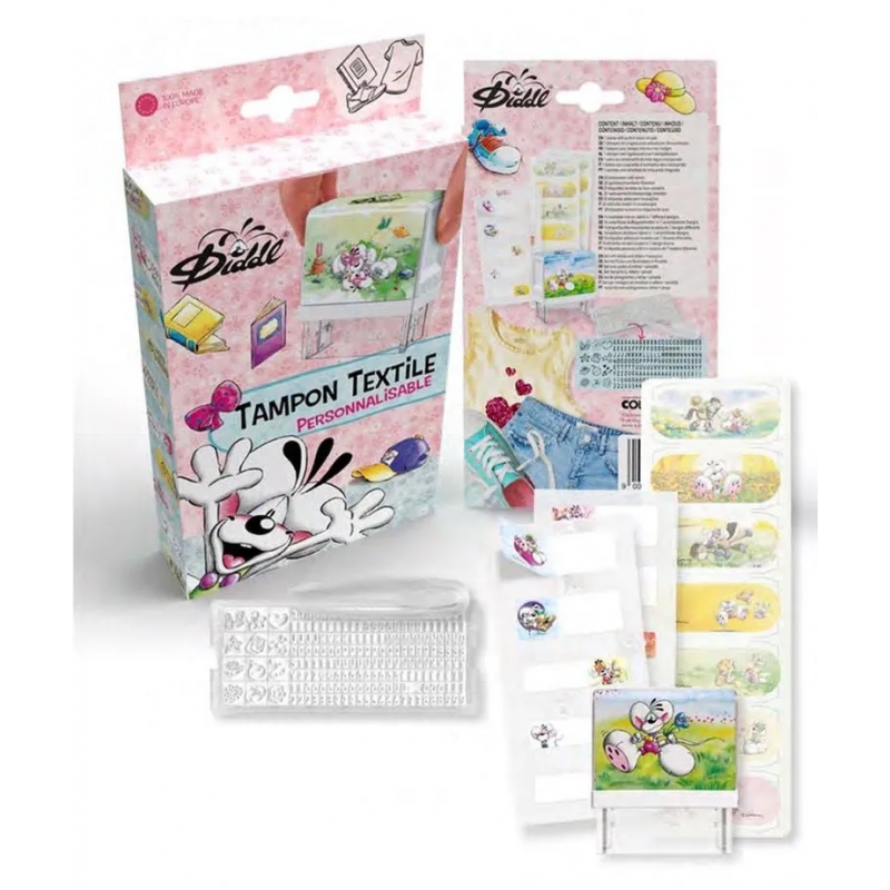 Diddl - Textielstempelset DIY