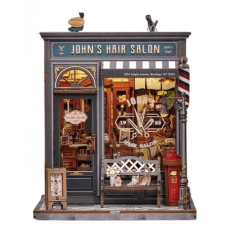 John's Hair Salon Cutebee diy huisje