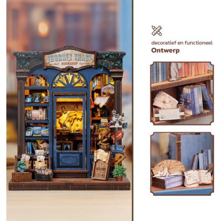 Journey Trace Bookshop Store Cutebee diy huisje