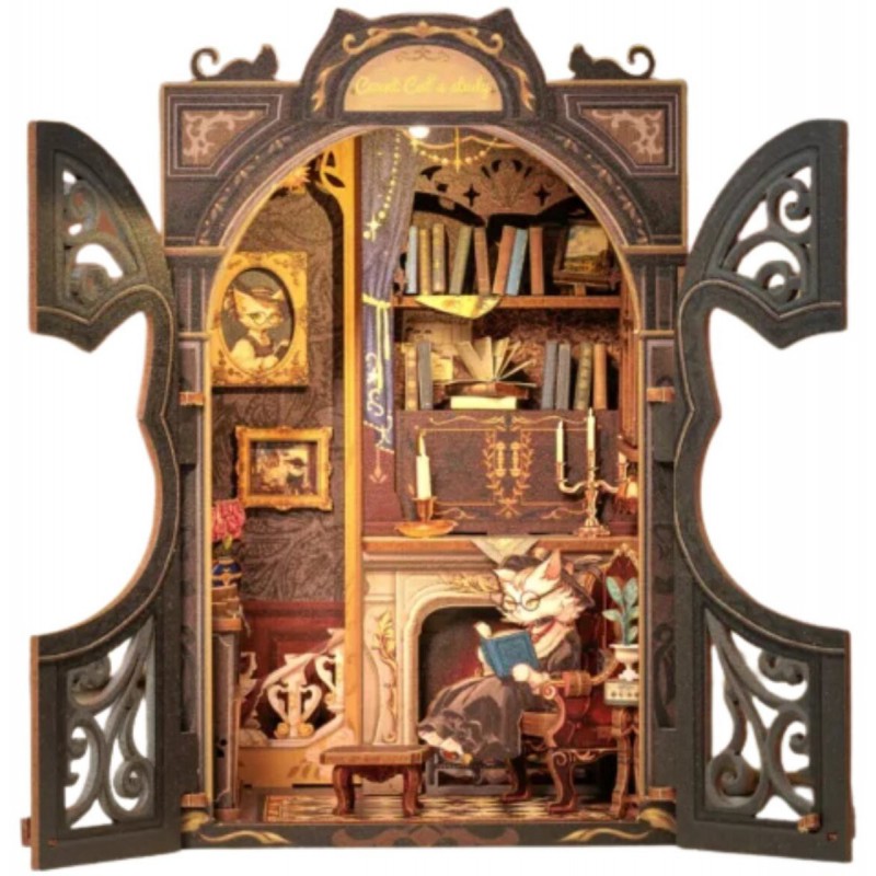 Book Nook, Count Cat's Study, Cutebee
