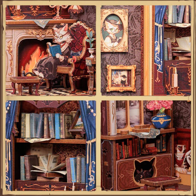 Book Nook, Count Cat's Study, Cutebee