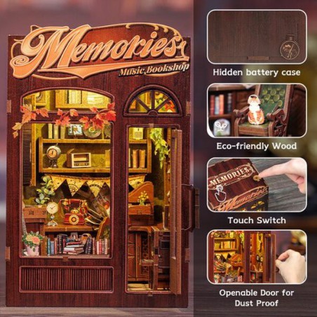 Book Nook, Memories Music Bookshop, Cutebee