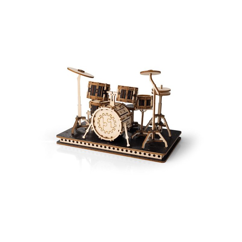 Drums, Houten 3D Puzzel, EWA