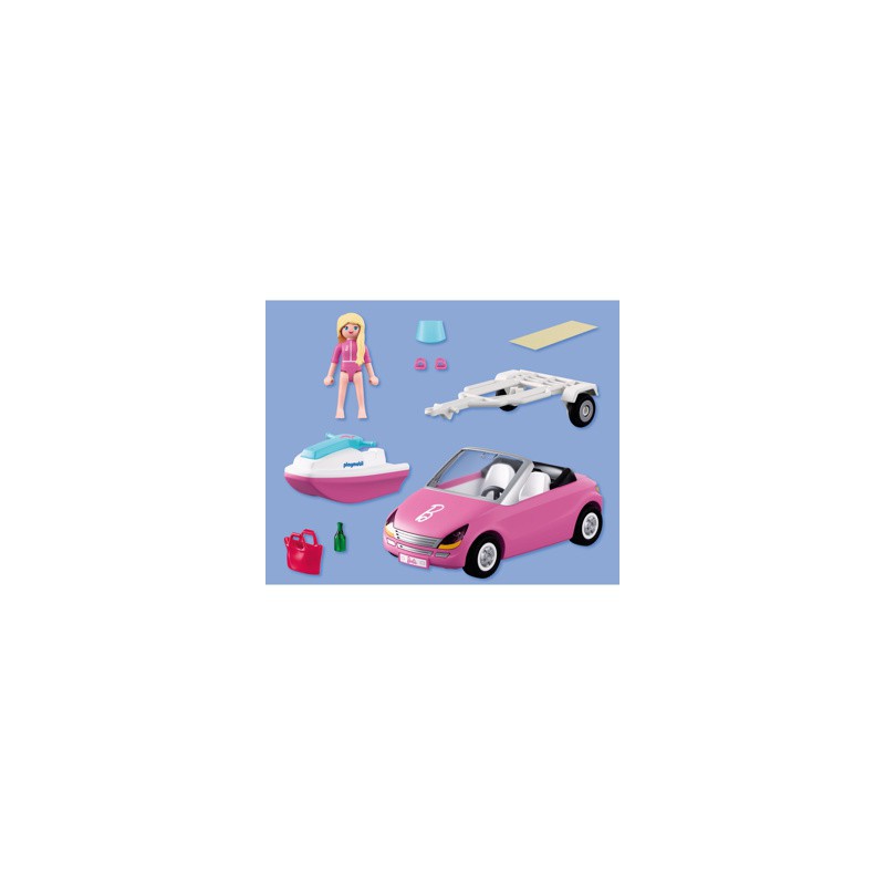 Playmobil x Barbie - Cabriolet, 72123