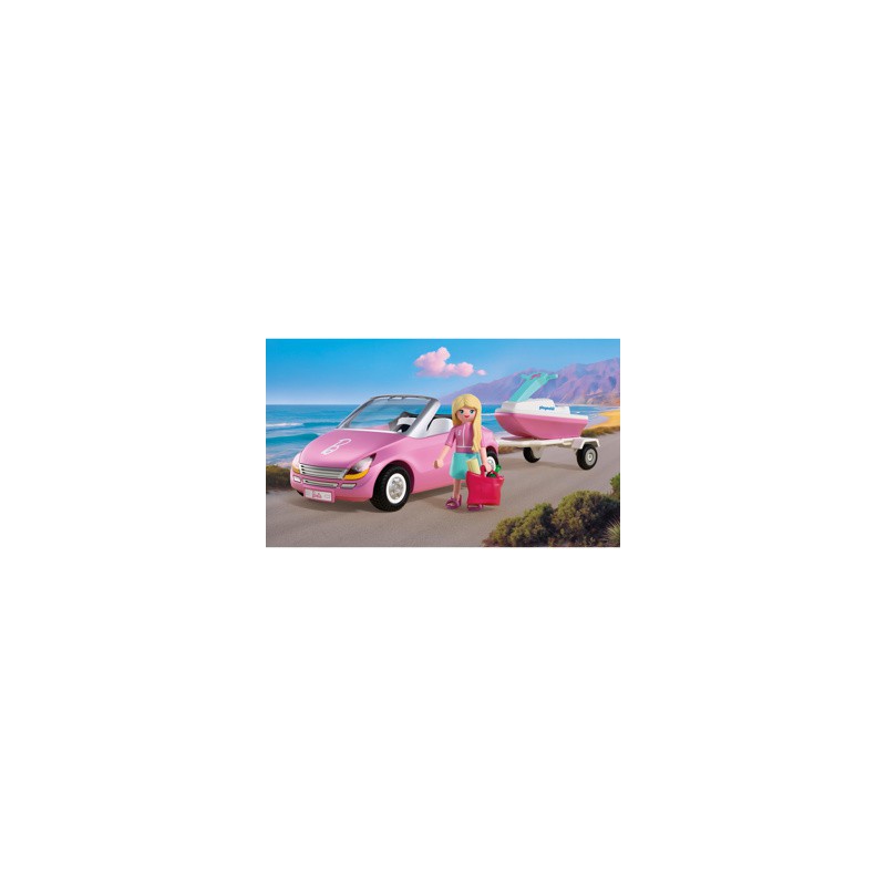 Playmobil x Barbie - Cabriolet, 72123
