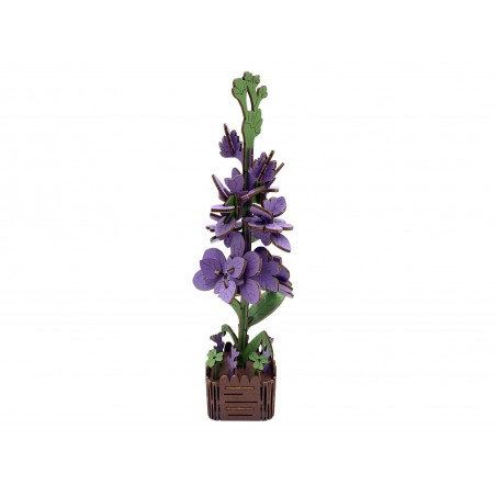 Violet, Houten 3D Puzzel, Inspirebox