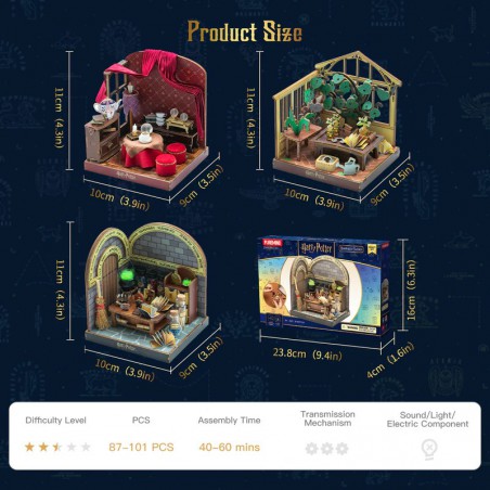 Harry Potter Potion class, Houten 3D Puzzel, Puremind