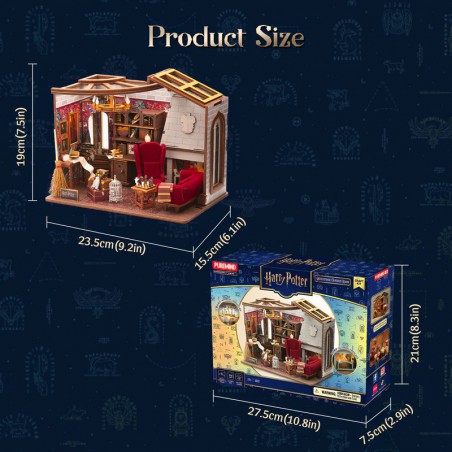 Harry Potter Gryffindor Common Room, Houten 3D Puzzel, Puremind