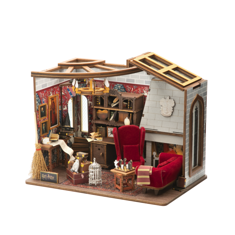 Harry Potter Gryffindor Common Room, Houten 3D Puzzel, Puremind