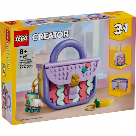 LEGO CREATOR - 31391 Stijlvolle Tas Met Opbergruimte