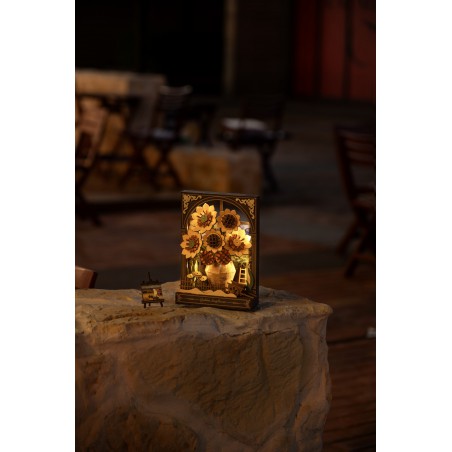 Golden Sunflower, Houten 3D Puzzel, Rowood