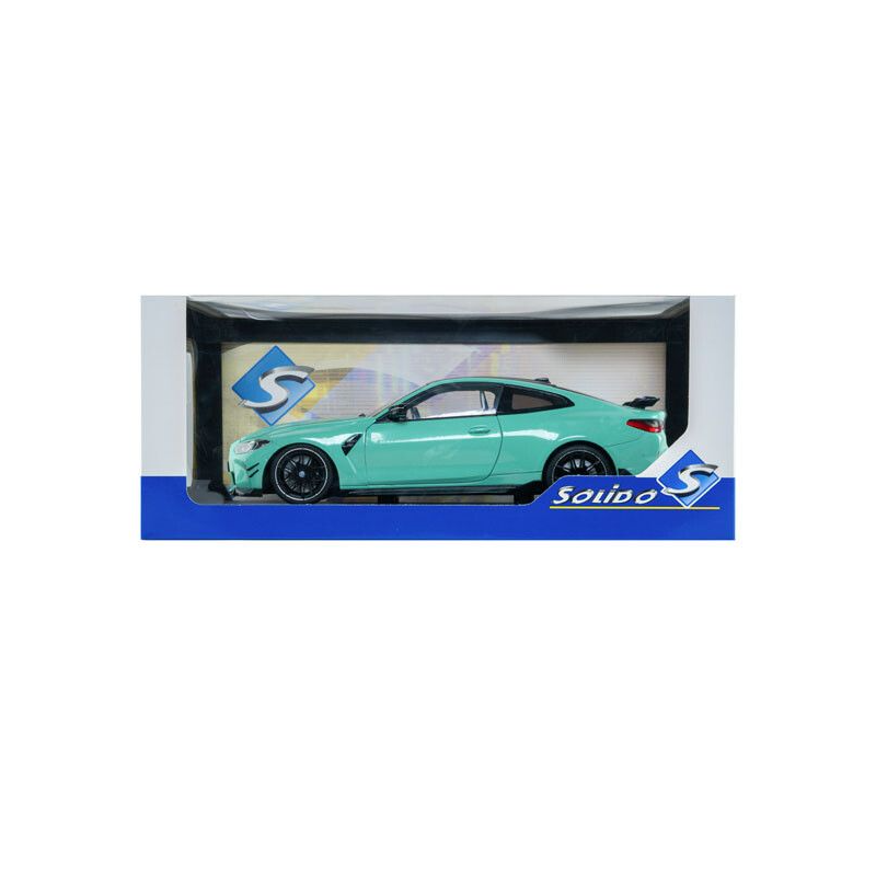BMW M4 Performance Parts Solido Works '25, turquoise- 1:18 - Solido