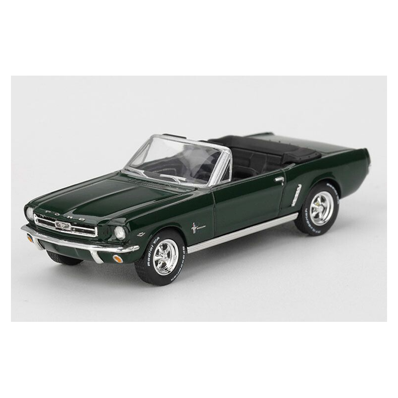Ford Mustang Convertible '64, groen (Highland green) 1:64, MiniGT (1166)
