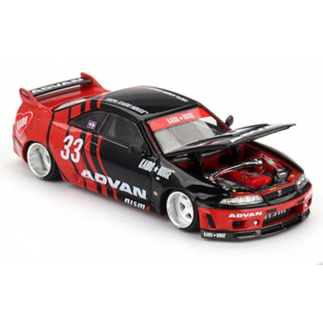 Nissan Skyline GT-R (R33) Kaido Works Advan nr33, Kaido House 1:64, Mini GT