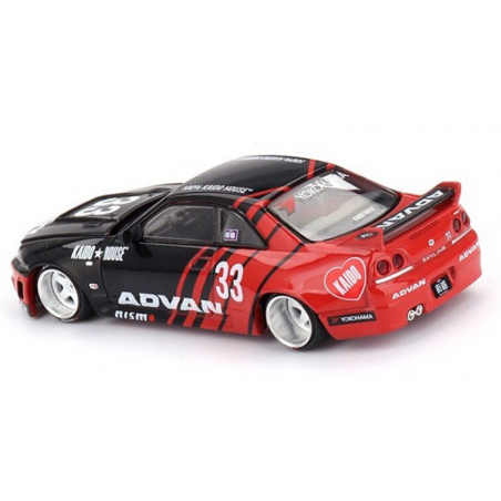 Nissan Skyline GT-R (R33) Kaido Works Advan nr33, Kaido House 1:64, Mini GT